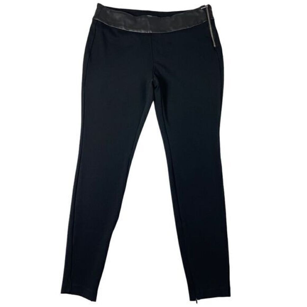 Carmen Marc Valvo Black Skinny Leg Stretch Pants Women’s Size 6